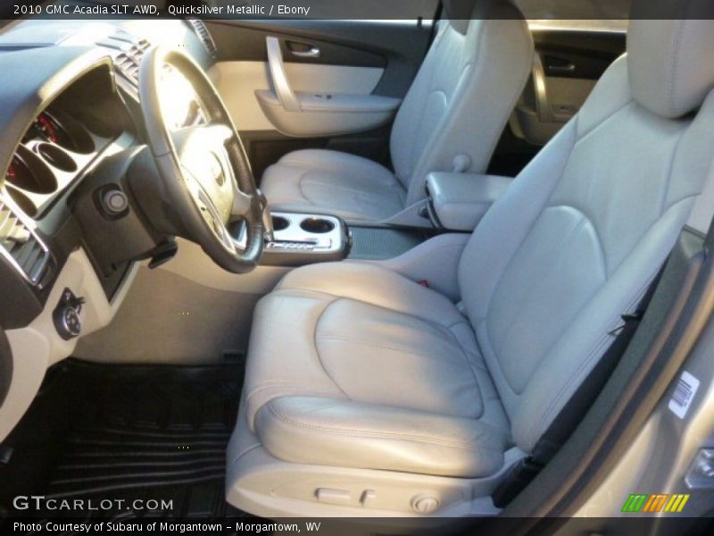 Quicksilver Metallic / Ebony 2010 GMC Acadia SLT AWD