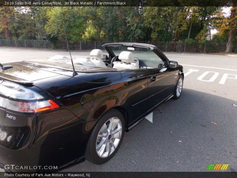 Jet Black Metallic / Parchment/Black 2010 Saab 9-3 Aero Convertible