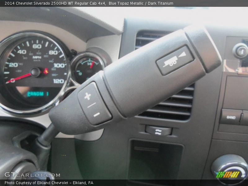 Blue Topaz Metallic / Dark Titanium 2014 Chevrolet Silverado 2500HD WT Regular Cab 4x4