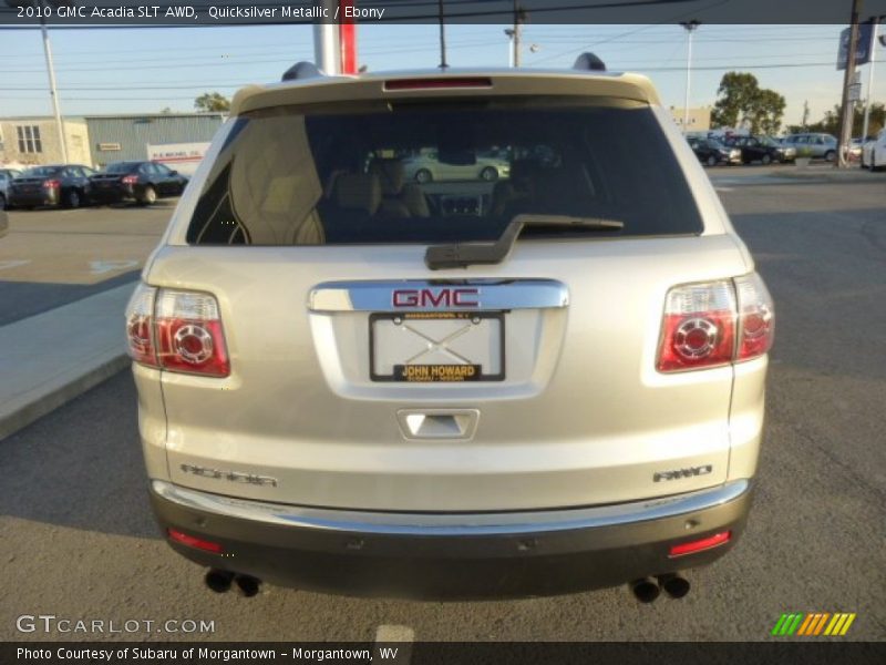 Quicksilver Metallic / Ebony 2010 GMC Acadia SLT AWD