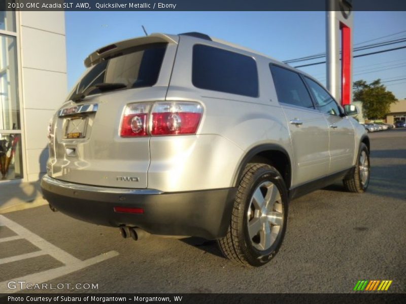 Quicksilver Metallic / Ebony 2010 GMC Acadia SLT AWD