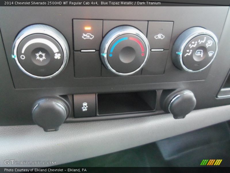 Blue Topaz Metallic / Dark Titanium 2014 Chevrolet Silverado 2500HD WT Regular Cab 4x4