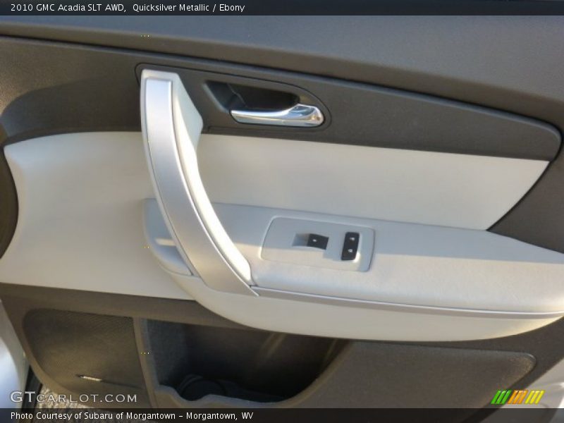Quicksilver Metallic / Ebony 2010 GMC Acadia SLT AWD