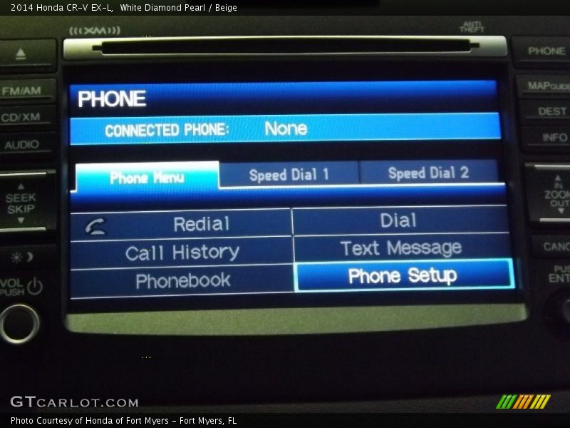 White Diamond Pearl / Beige 2014 Honda CR-V EX-L