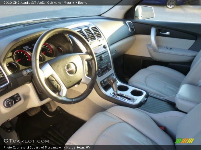 Quicksilver Metallic / Ebony 2010 GMC Acadia SLT AWD