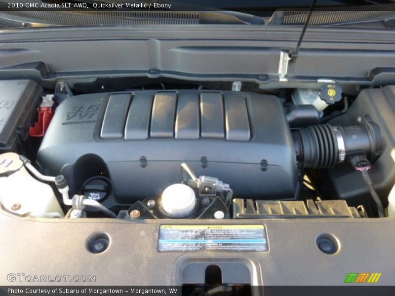 Quicksilver Metallic / Ebony 2010 GMC Acadia SLT AWD