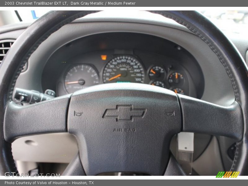 Dark Gray Metallic / Medium Pewter 2003 Chevrolet TrailBlazer EXT LT