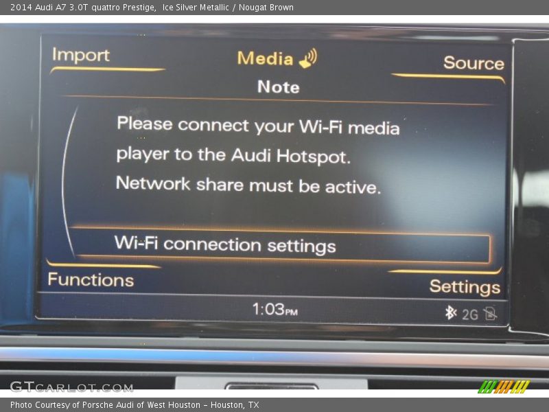 Ice Silver Metallic / Nougat Brown 2014 Audi A7 3.0T quattro Prestige