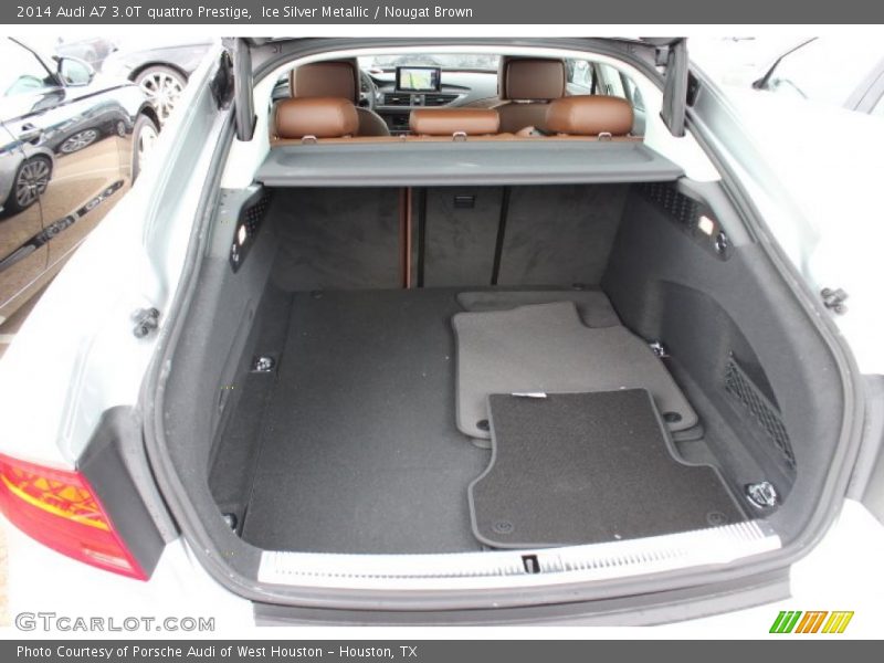 Ice Silver Metallic / Nougat Brown 2014 Audi A7 3.0T quattro Prestige