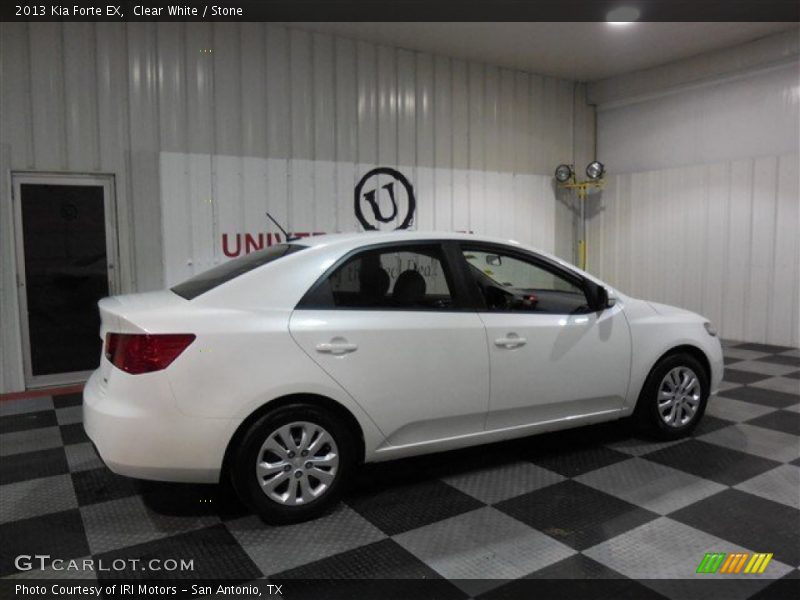 Clear White / Stone 2013 Kia Forte EX