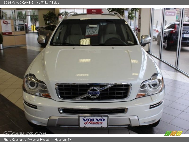Ice White / Beige 2014 Volvo XC90 3.2