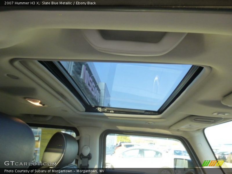 Slate Blue Metallic / Ebony Black 2007 Hummer H3 X