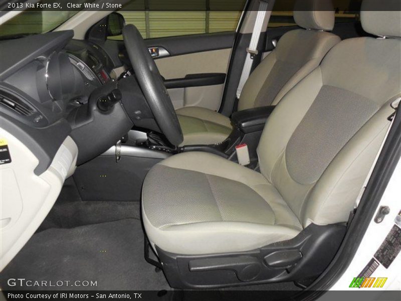Clear White / Stone 2013 Kia Forte EX
