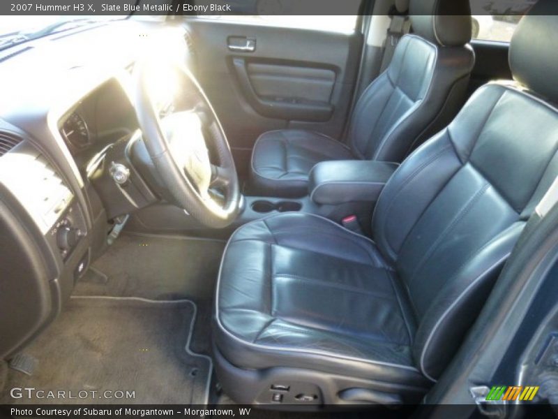 Slate Blue Metallic / Ebony Black 2007 Hummer H3 X