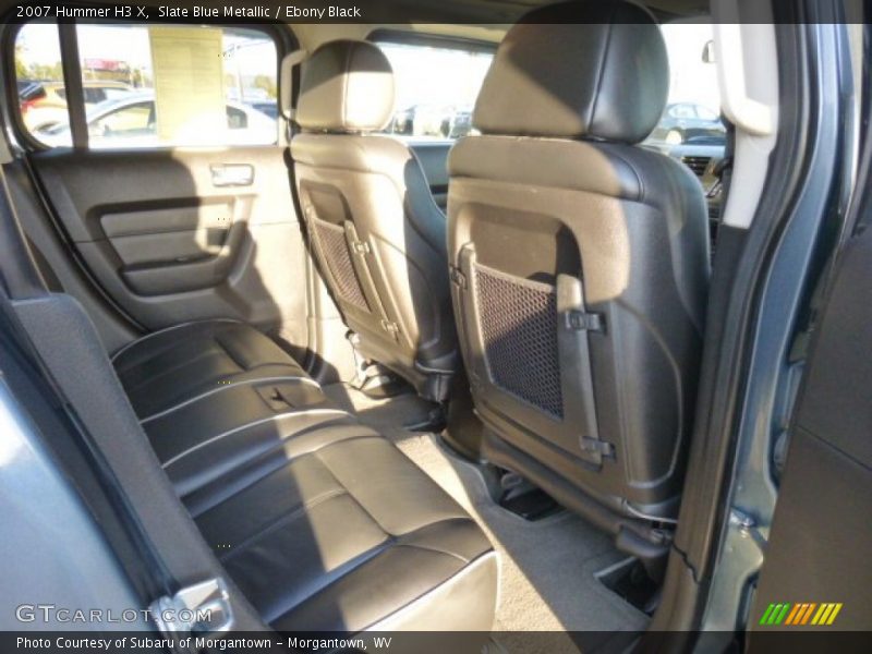 Slate Blue Metallic / Ebony Black 2007 Hummer H3 X