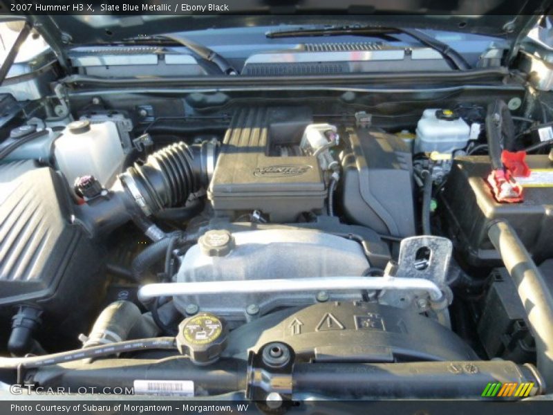 Slate Blue Metallic / Ebony Black 2007 Hummer H3 X
