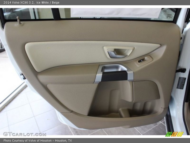 Ice White / Beige 2014 Volvo XC90 3.2