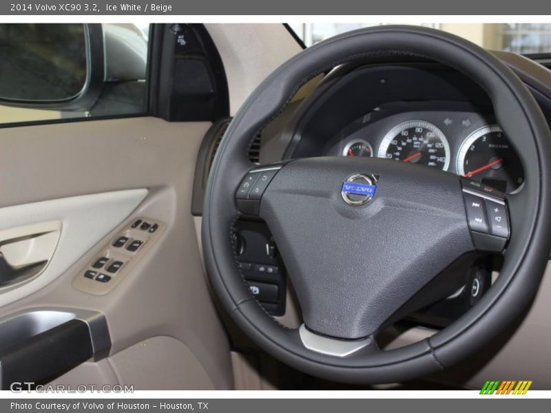 Ice White / Beige 2014 Volvo XC90 3.2