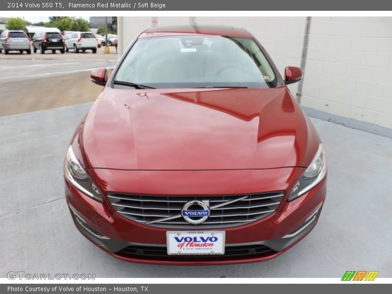 Flamenco Red Metallic / Soft Beige 2014 Volvo S60 T5