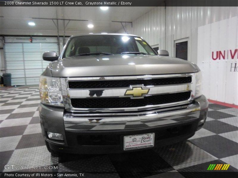 Graystone Metallic / Ebony 2008 Chevrolet Silverado 1500 LT Crew Cab