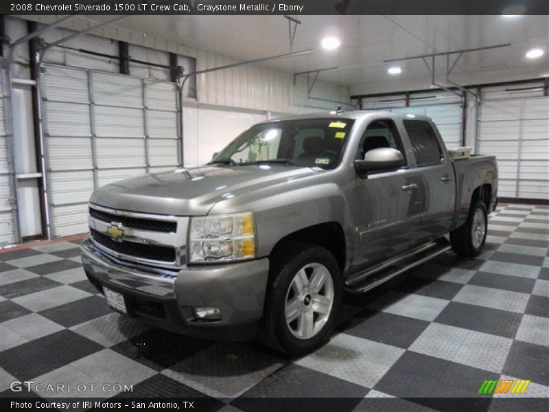 Graystone Metallic / Ebony 2008 Chevrolet Silverado 1500 LT Crew Cab