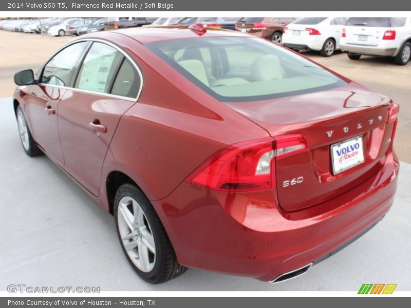 Flamenco Red Metallic / Soft Beige 2014 Volvo S60 T5