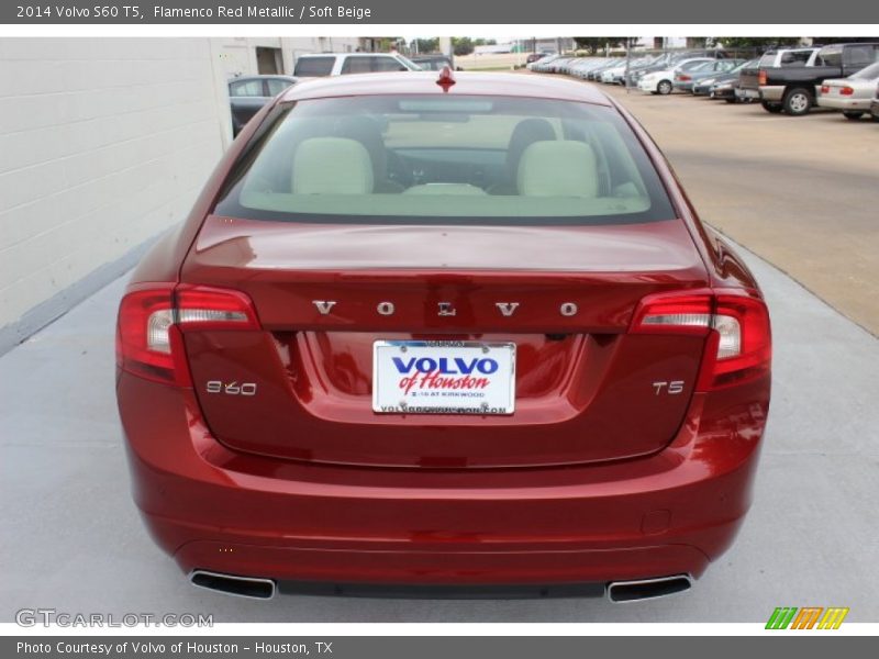 Flamenco Red Metallic / Soft Beige 2014 Volvo S60 T5