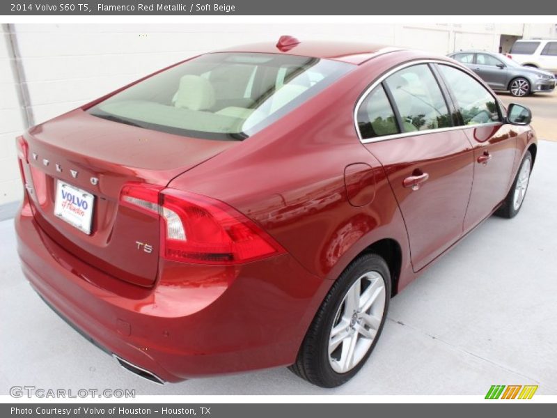 Flamenco Red Metallic / Soft Beige 2014 Volvo S60 T5