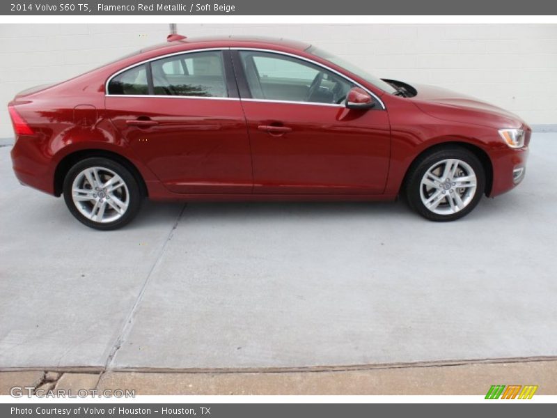  2014 S60 T5 Flamenco Red Metallic