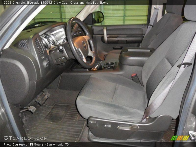 Graystone Metallic / Ebony 2008 Chevrolet Silverado 1500 LT Crew Cab