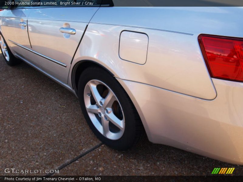 Bright Silver / Gray 2008 Hyundai Sonata Limited