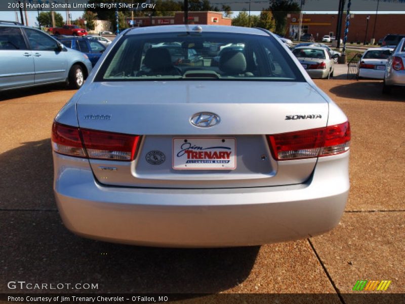 Bright Silver / Gray 2008 Hyundai Sonata Limited