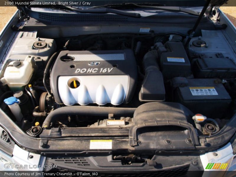 Bright Silver / Gray 2008 Hyundai Sonata Limited