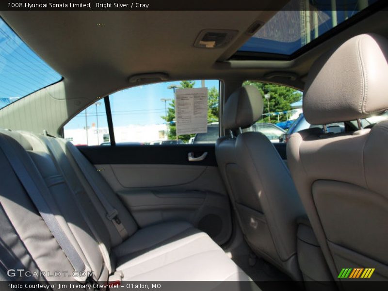 Bright Silver / Gray 2008 Hyundai Sonata Limited