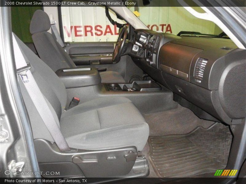 Graystone Metallic / Ebony 2008 Chevrolet Silverado 1500 LT Crew Cab