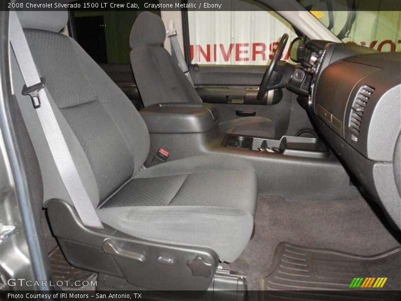 Graystone Metallic / Ebony 2008 Chevrolet Silverado 1500 LT Crew Cab