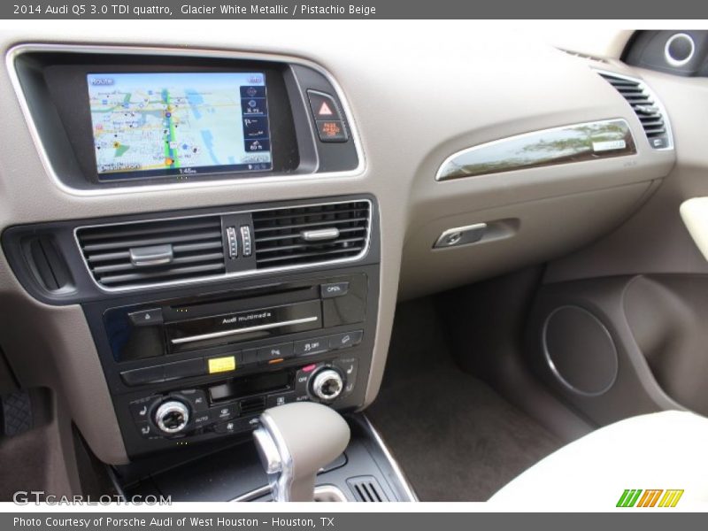 Glacier White Metallic / Pistachio Beige 2014 Audi Q5 3.0 TDI quattro