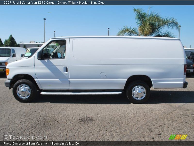 Oxford White / Medium Flint Grey 2007 Ford E Series Van E250 Cargo
