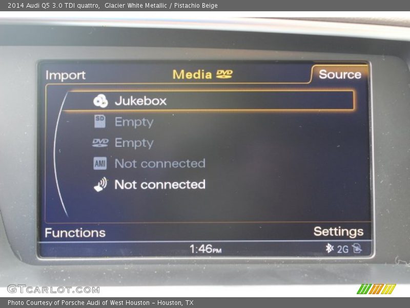 Glacier White Metallic / Pistachio Beige 2014 Audi Q5 3.0 TDI quattro