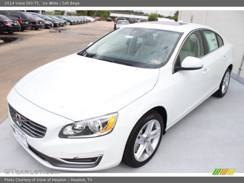 Ice White / Soft Beige 2014 Volvo S60 T5