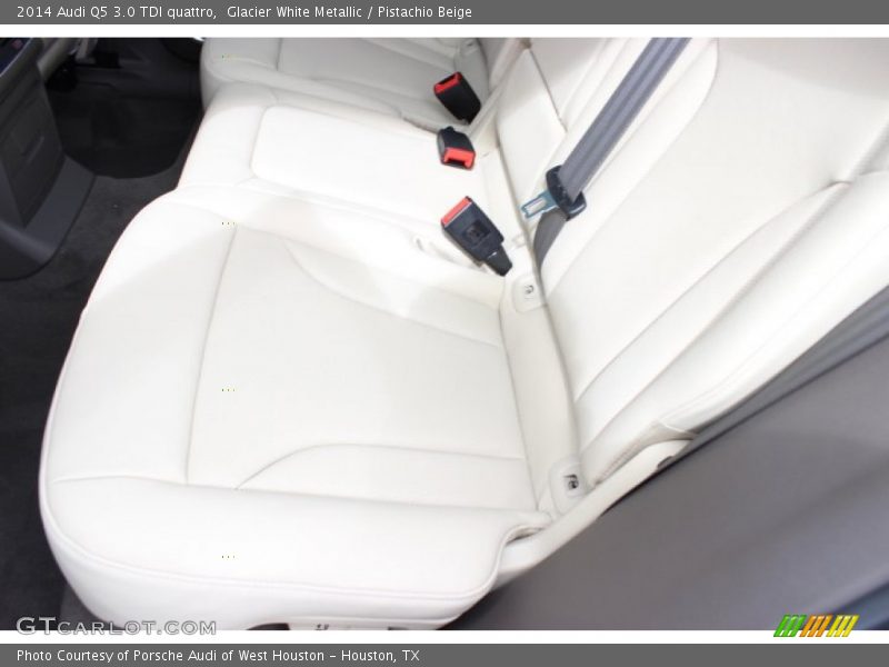 Glacier White Metallic / Pistachio Beige 2014 Audi Q5 3.0 TDI quattro