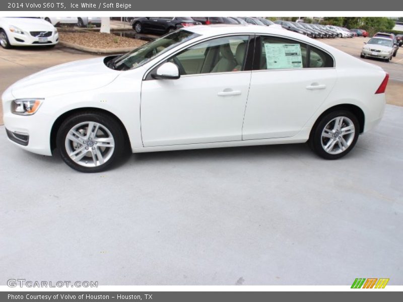 Ice White / Soft Beige 2014 Volvo S60 T5