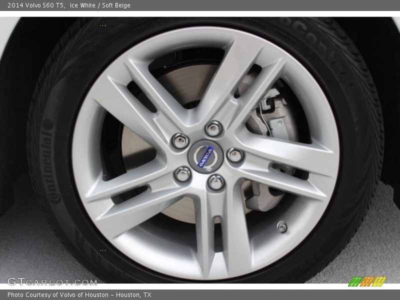 Ice White / Soft Beige 2014 Volvo S60 T5