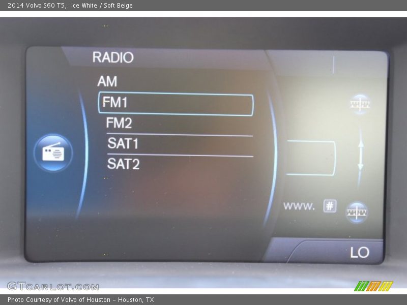 Ice White / Soft Beige 2014 Volvo S60 T5