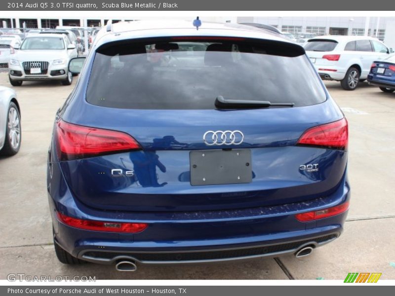 Scuba Blue Metallic / Black 2014 Audi Q5 3.0 TFSI quattro