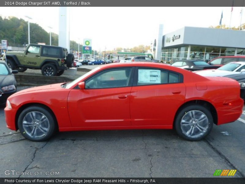 TorRed / Black 2014 Dodge Charger SXT AWD