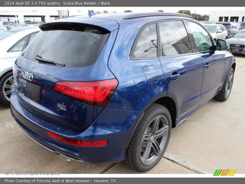 Scuba Blue Metallic / Black 2014 Audi Q5 3.0 TFSI quattro