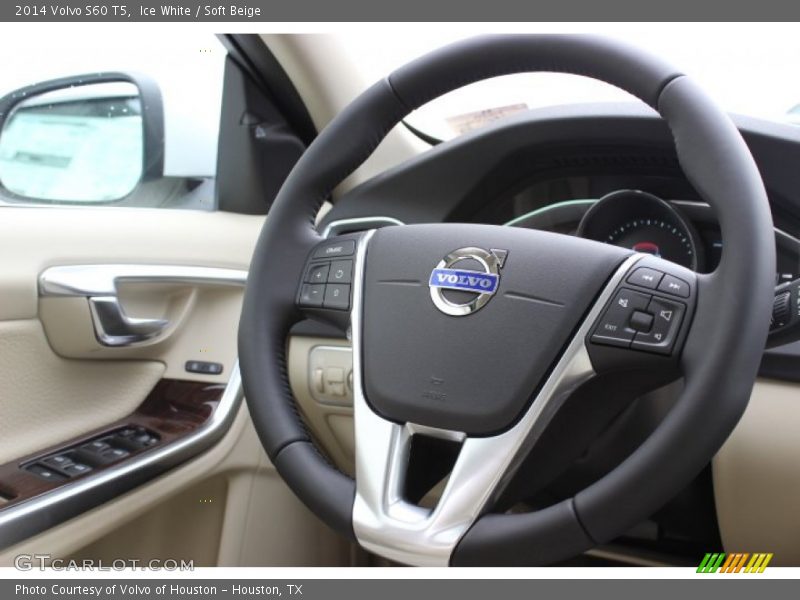 Ice White / Soft Beige 2014 Volvo S60 T5