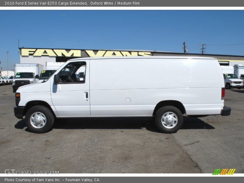 Oxford White / Medium Flint 2010 Ford E Series Van E250 Cargo Extended