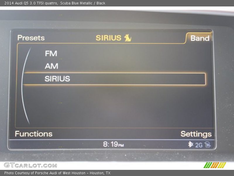 Scuba Blue Metallic / Black 2014 Audi Q5 3.0 TFSI quattro